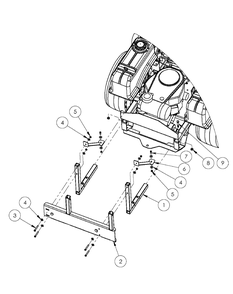 Part Location Diagram of FRA150626 MTD Side Support